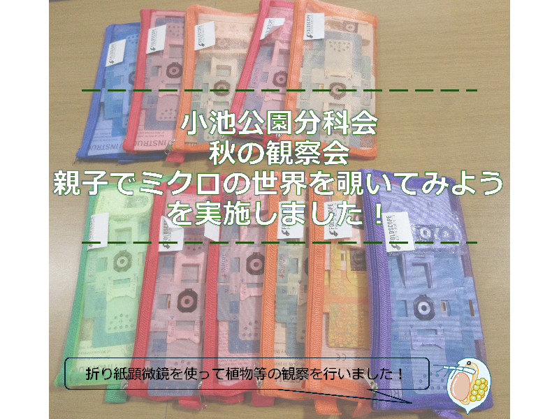 画像：イラスト（小池公園分科会　夏の観察会　親子で草木染を実施しました『27名のお子様にご参加いただきました！』）