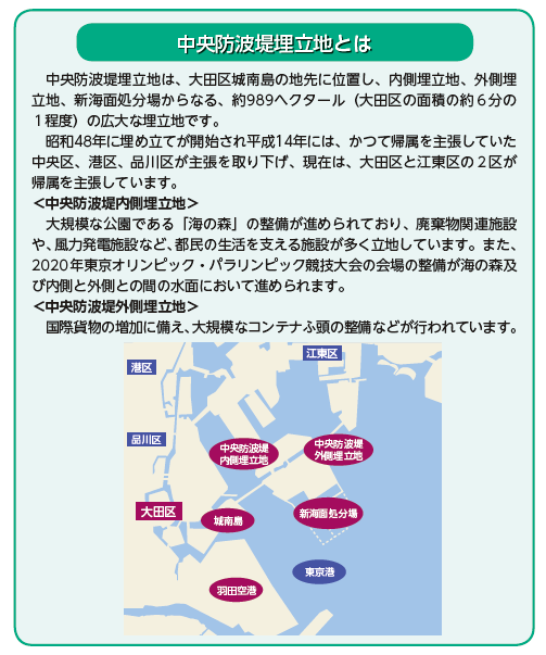 中央防波堤埋立地とは