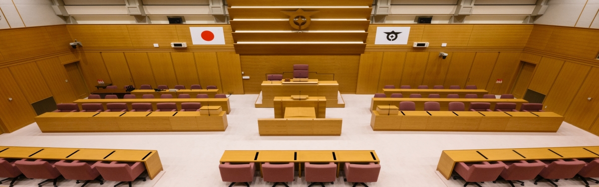 画像：大田区議会 議場