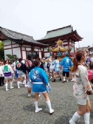 写真：お祭りの様子