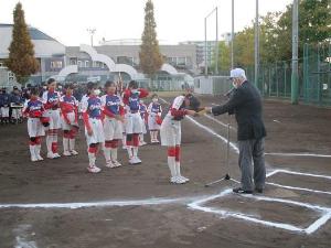 写真：ソフトボールの部優勝「大田チェリーズ」