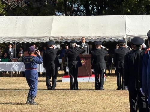 11月24日令和6年度大田区消防団合同点検