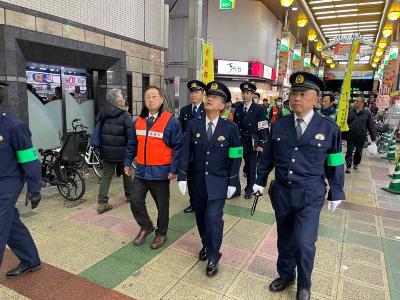 12月20日蒲田駅周辺年末特別パトロール