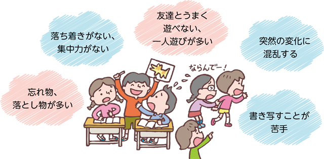 子どもの気になる行動や反応に悩んでいませんか