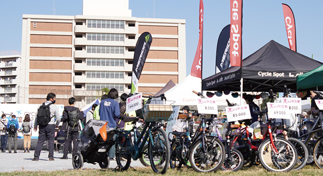 各種メーカーの自転車展示・試乗会についての画像