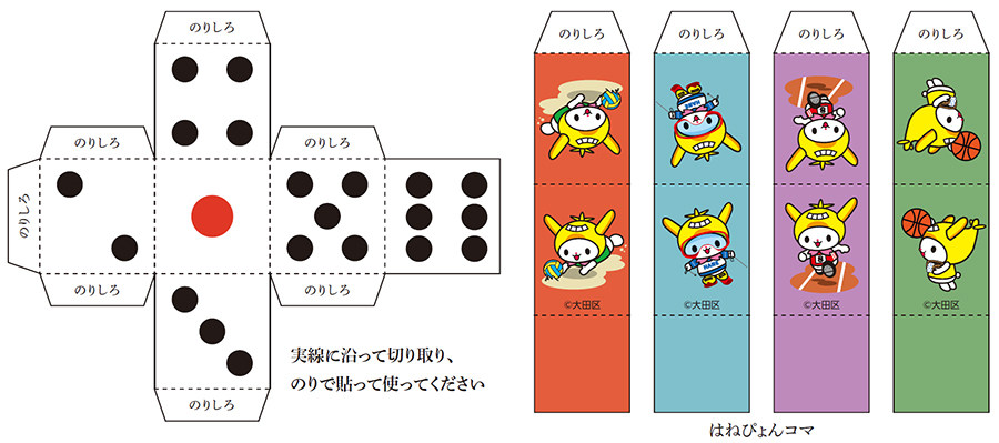 おおたスポーツすごろく　遊び方の説明についての画像