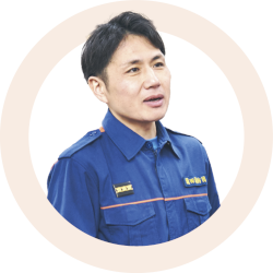 蒲田消防団第二分団 班長 渡辺 裕治（わたなべ ゆうじ）さんの画像
