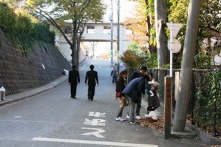 写真：紅葉坂の様子