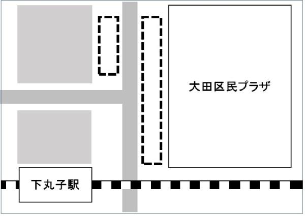 画像：実施想定範囲のマップ