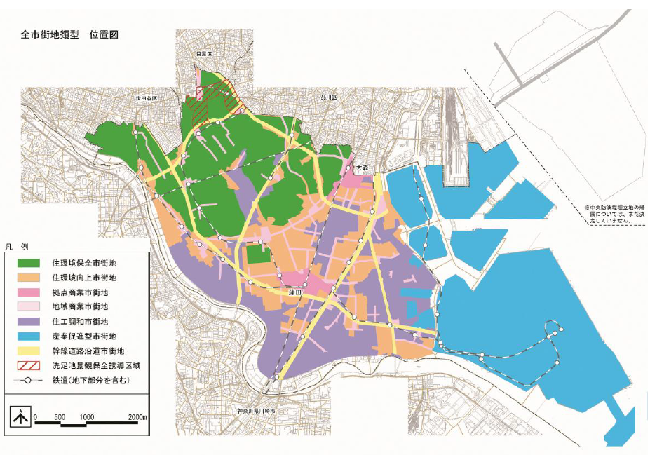 市街地類型概略図