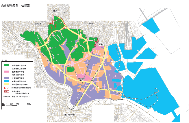 市街地類型概略図