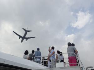 飛行機の写真