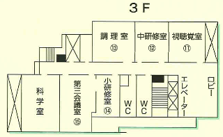 画像：本館案内図3階